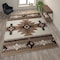Flash Furniture 8' x 10' Ivory Rustic Southwest Style Area Rug ACD-RG184-810-IV-GG - alternate 1